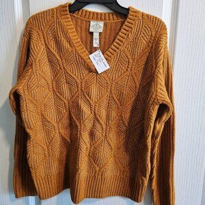 St. John's Bay Women's Long Sleeve V-Neck Sweater